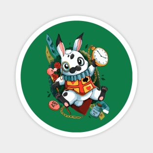 White Rabbit Magnet